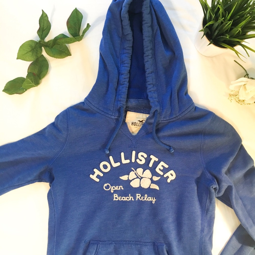 Blue Hollister Hoodie